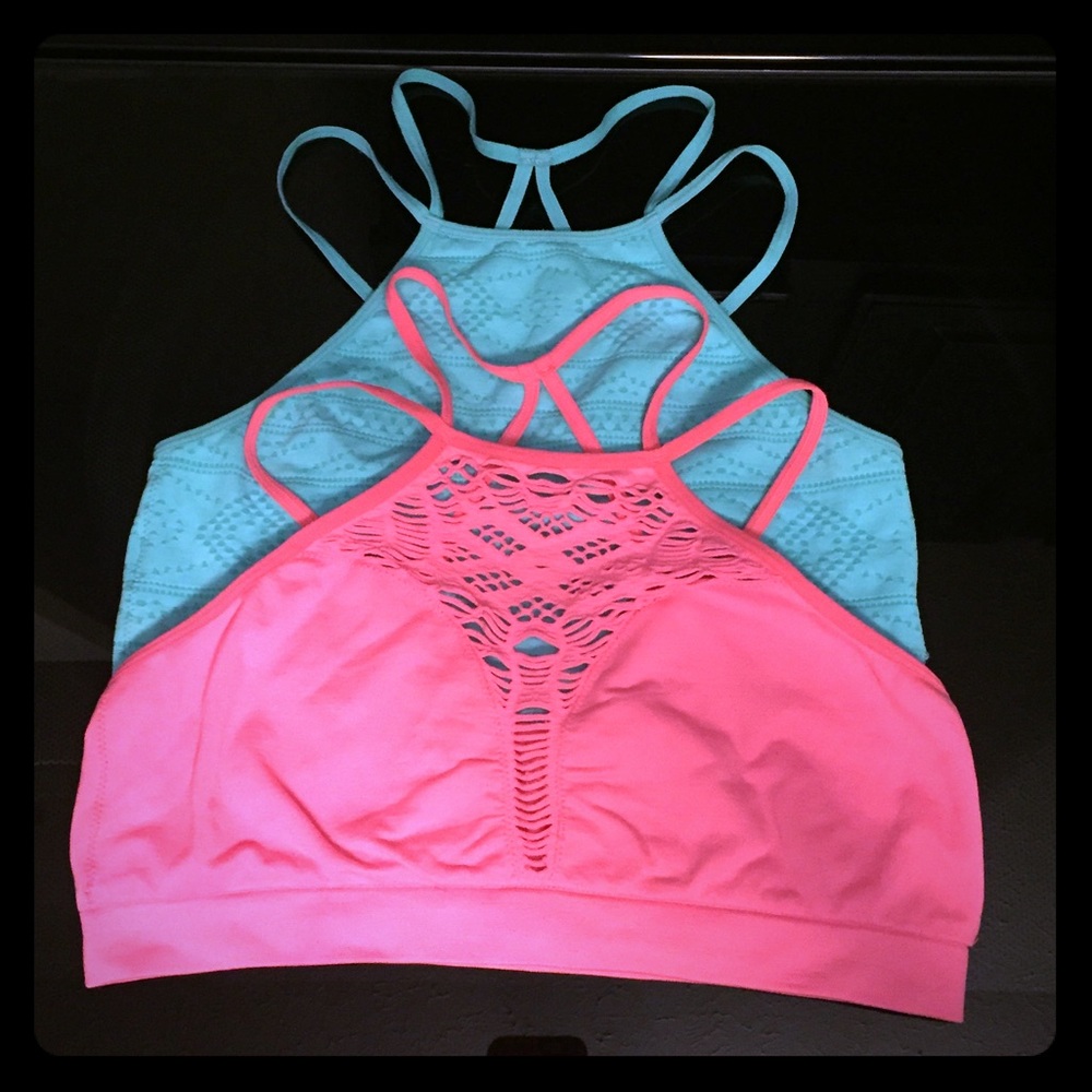 2 like new Victoria’s Secret bralettes, size small